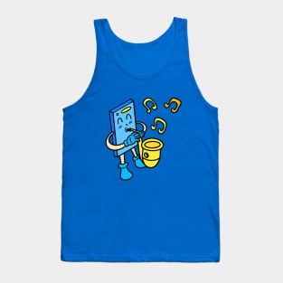 Cute cartoon saxophone Tank Top